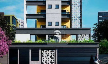 Cobertura com 2 dormitórios à venda, 93 m² por R$ 550.000,00 - Campestre - Santo André/SP