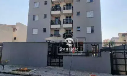 Apartamento com 2 dormitórios para alugar, 55 m² por R$ 2.115,08/mês - Vila Guiomar - Santo André/SP