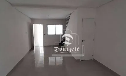 Sobrado com 3 dormitórios à venda, 122 m² por R$ 600.000,00 - Vila Homero Thon - Santo André/SP
