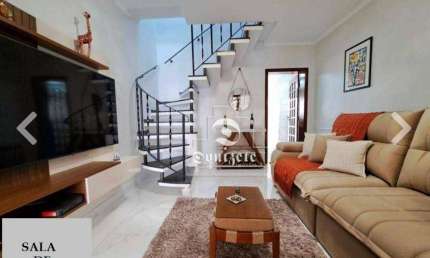 Sobrado, 123 m² - venda por R$ 730.000,00 ou aluguel por R$ 5.250,08/mês - Vila Bastos - Santo André/SP