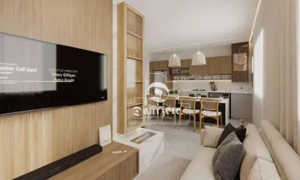 Apartamento com 2 dormitórios à venda, 34 m² por r$ 431.000,00 - jardim bela vista - santo andré/sp