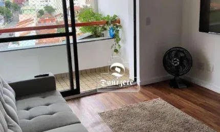 Apartamento com 2 dormitórios para alugar, 80 m² por r$ 4.090,73/ano - vila valparaíso - santo andré/sp