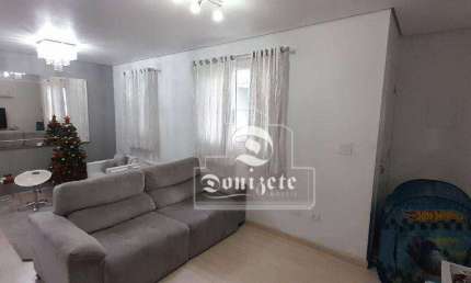 Sobrado com 3 dormitórios à venda, 140 m² por R$ 854.990,00 - Campestre - Santo André/SP