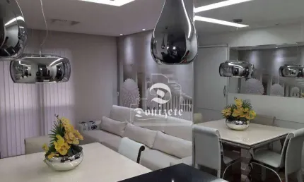Apartamento com 2 dormitórios à venda, 55 m² por R$ 430.000,00 - Vila Alzira - Santo André/SP