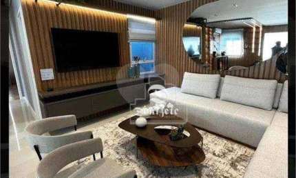 Apartamento com 3 dormitórios à venda, 94 m² por R$ 888.000,00 - Vila Valparaíso - Santo André/SP