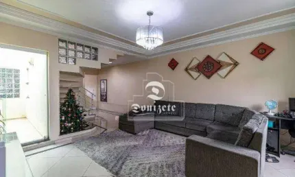Sobrado com 4 dormitórios à venda, 243 m² por R$ 1.049.999,98 - Parque Jaçatuba - Santo André/SP
