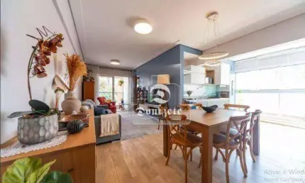 Apartamento com 2 dormitórios à venda, 73 m² por R$ 680.000,00 - Vila Assunção - Santo André/SP