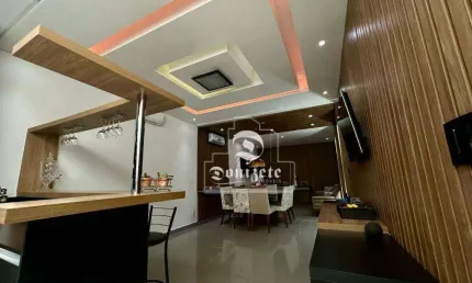 Sobrado com 2 dormitórios à venda, 139 m² por r$ 849.500,00 - vila junqueira - santo andré/sp
