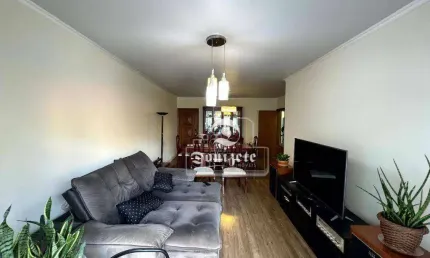 Apartamento com 3 dormitórios à venda, 135 m² por r$ 665.000,00 - jardim - santo andré/sp