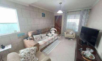 Sobrado com 2 dormitórios à venda, 144 m² por R$ 600.000,00 - Vila Cecília Maria - Santo André/SP