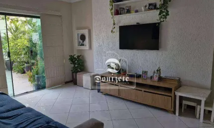Sobrado com 3 dormitórios à venda, 141 m² por R$ 750.000,00 - Vila Scarpelli - Santo André/SP