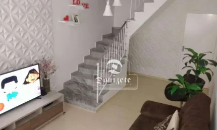 Sobrado à venda, 132 m² por R$ 589.999,90 - Vila Eldízia - Santo André/SP