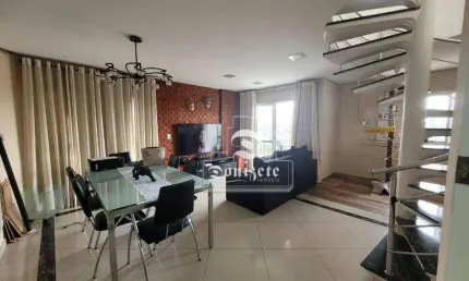 Cobertura com 4 dormitórios à venda, 150 m² por R$ 1.090.000,00 - Jardim - Santo André/SP