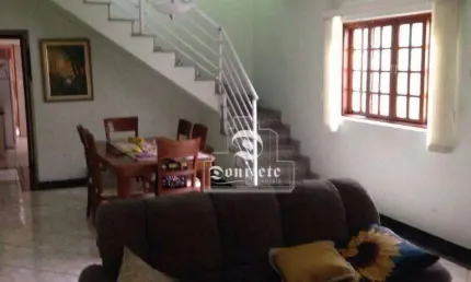 Sobrado com 3 dormitórios à venda, 309 m² por R$ 595.000,00 - Vila Luzita - Santo André/SP