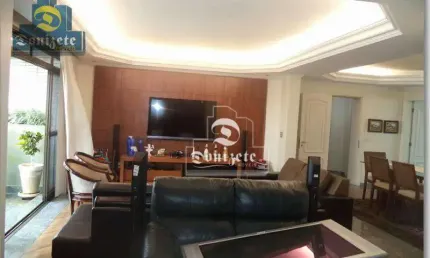Apartamento com 4 dormitórios, 296 m² - venda por R$ 2.300.000,00 ou aluguel por R$ 10.600,01/mês - Vila Bastos - Santo André/SP