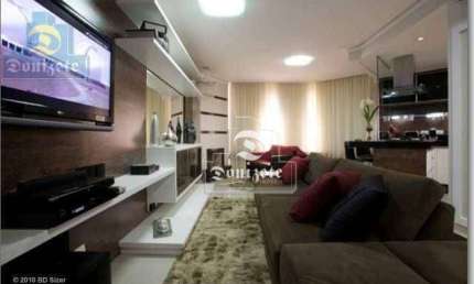 Apartamento Duplex com 1 dormitório à venda, 86 m² por R$ 1.219.000,00 - Jardim - Santo André/SP