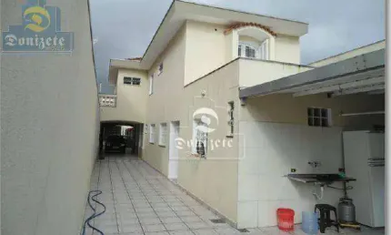 Sobrado com 4 dormitórios à venda, 295 m² por R$ 1.100.000,00 - Vila Scarpelli - Santo André/SP
