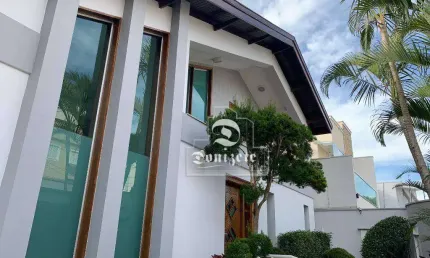 Sobrado com 3 dormitórios, 525 m² - venda por R$ 2.549.999,99 ou aluguel por R$ 14.164,99/mês - Vila Scarpelli - Santo André/SP