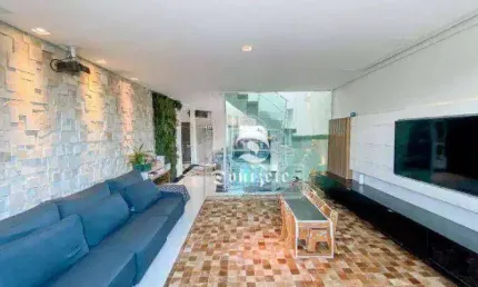 Sobrado com 3 dormitórios à venda, 260 m² por R$ 1.449.999,90 - Vila Scarpelli - Santo André/SP