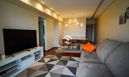 Apartamento com 3 dormitórios à venda, 96 m² por r$ 700.000,00 - vila valparaíso - santo andré/sp