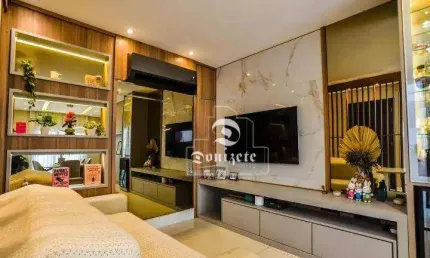 Cobertura com 2 dormitórios à venda, 140 m² por r$ 849.000,00 - campestre - santo andré/sp