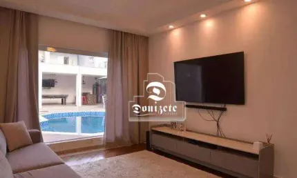 Sobrado com 4 dormitórios à venda, 411 m² por R$ 2.049.999,99 - Vila Scarpelli - Santo André/SP