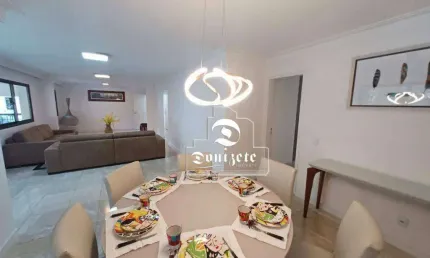Apartamento com 3 dormitórios, 169 m² - venda por r$ 2.700.000,00 ou aluguel por r$ 10.415,00/mês - jardim - santo andré/sp