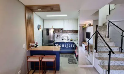 Sobrado com 2 dormitórios à venda, 123 m² por R$ 679.000,00 - Campestre - Santo André/SP