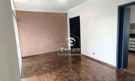 Apartamento com 3 dormitórios para alugar, 105 m² por R$ 4.490,05/mês - Vila Assunção - Santo André/SP