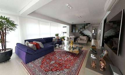 Cobertura com 2 dormitórios à venda, 280 m² com 4 vagas e  piscina privativapor  - Bairro Jardim - Santo André/SP