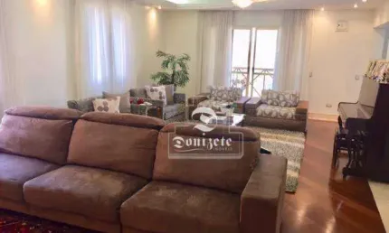Apartamento com 4 dormitórios à venda, 309 m² por r$ 2.500.000,00 - jardim - santo andré/sp