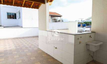 Cobertura à venda, 76 m² por R$ 414.999,90 - Vila Scarpelli - Santo André/SP