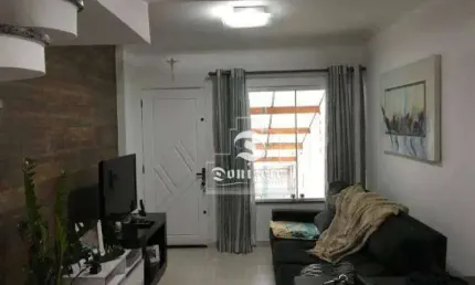 Sobrado com 3 dormitórios à venda, 115 m² por R$ 595.000,00 - Vila Linda - Santo André/SP