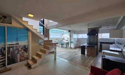 Cobertura com 3 dormitórios à venda, 190 m² por R$ 1.999.999,90 - Campestre - Santo André/SP
