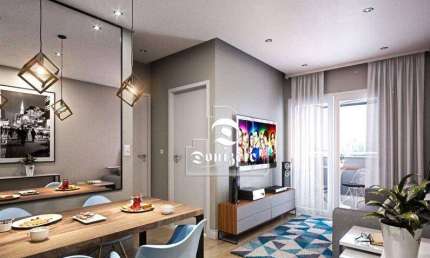 Apartamento à venda, 53 m² por R$ 323.500,00 - Vila Tibiriçá - Santo André/SP