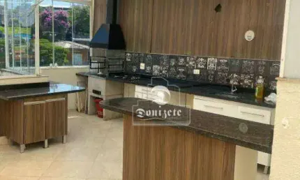 Cobertura com 2 dormitórios à venda, 55 m² por r$ 470.000,00 - vila valparaíso - santo andré/sp