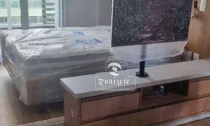 Apartamento com 1 dormitório, 29 m² - venda por R$ 490.000,00 ou aluguel por R$ 5.175,81/mês - Jardim - Santo André/SP