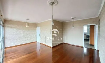 Apartamento com 3 dormitórios para alugar, 141 m² por R$ 3.982,07/mês - Campestre - Santo André/SP