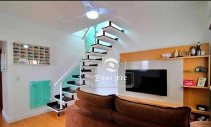 Cobertura com 2 dormitórios à venda, 88 m² por R$ 410.000,00 - Vila Tibiriçá - Santo André/SP