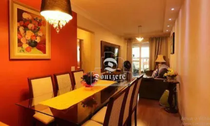 Apartamento com 3 dormitórios à venda, 84 m² por R$ 640.000,00 - Vila Valparaíso - Santo André/SP