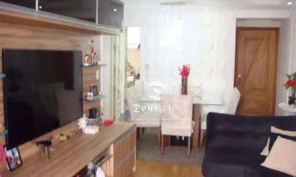 Apartamento com 3 dormitórios à venda, 90 m² por R$ 640.000,00 - Parque Jaçatuba - Santo André/SP