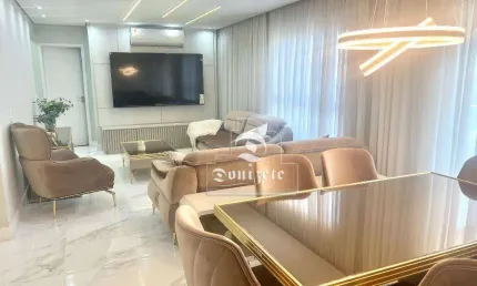 Apartamento com 3 dormitórios à venda, 153 m² por r$ 2.650.000,00 - jardim - santo andré/sp