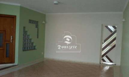 Sobrado com 3 dormitórios, 246 m² - venda por R$ 1.700.000,02 ou aluguel por R$ 10.141,67/mês - Campestre - Santo André/SP