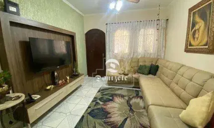 Casa à venda, 142 m² por R$ 549.997,00 - Vila Scarpelli - Santo André/SP