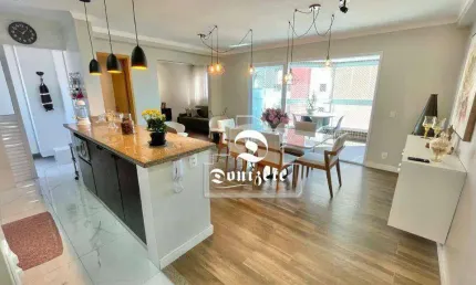 Apartamento com 3 dormitórios à venda, 95 m² por r$ 890.000,00 - vila assunção - santo andré/sp