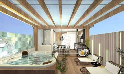 Cobertura com 2 dormitórios à venda, 82 m² por R$ 550.000,00 - Jardim Bela Vista - Santo André/SP