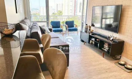 Apartamento com 2 dormitórios à venda, 71 m² por r$ 750.000,00 - vila assunção - santo andré/sp