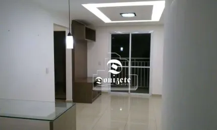 Apartamento com 2 dormitórios à venda, 50 m² por r$ 380.000,00 - vila alzira - santo andré/sp