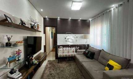 Cobertura com 3 dormitórios à venda, 165 m² por R$ 859.999,90 - Campestre - Santo André/SP