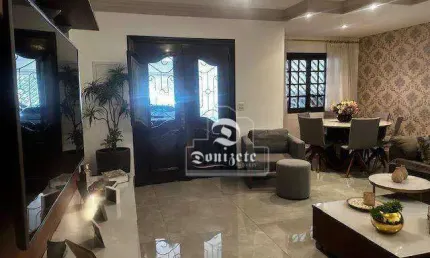 Sobrado a venda  com 4 dormitórios/3 vagas - Espaço gourmet -  Santa Maria - Santo André/SP